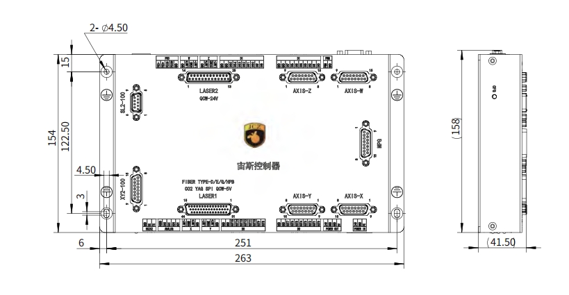 ZEUS CONTROLLER  LARGE SIZE INTELLIGENT-CONTINUOUS LASER PROCESSING CONTROL-1 CARD